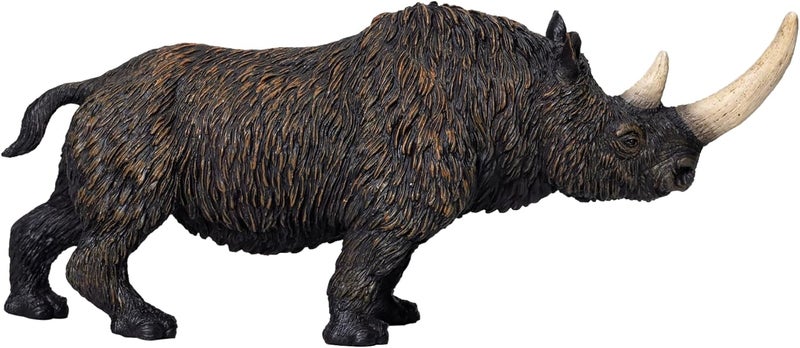 MOJO - Wool Rhino | Hand Painted Toy Figure | Prehistoric Life Collection | Lifelike & Highly Detailed | Designed in the UK - Image 1